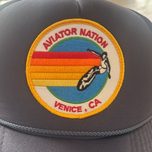 Aviator Nation Navy Trucker Hat - Picture 2 of 4